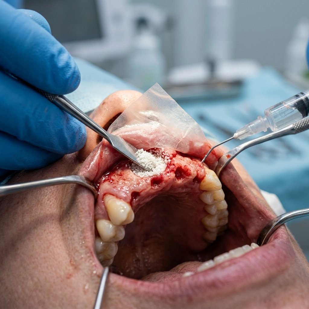 Bone grafting and sinus lift